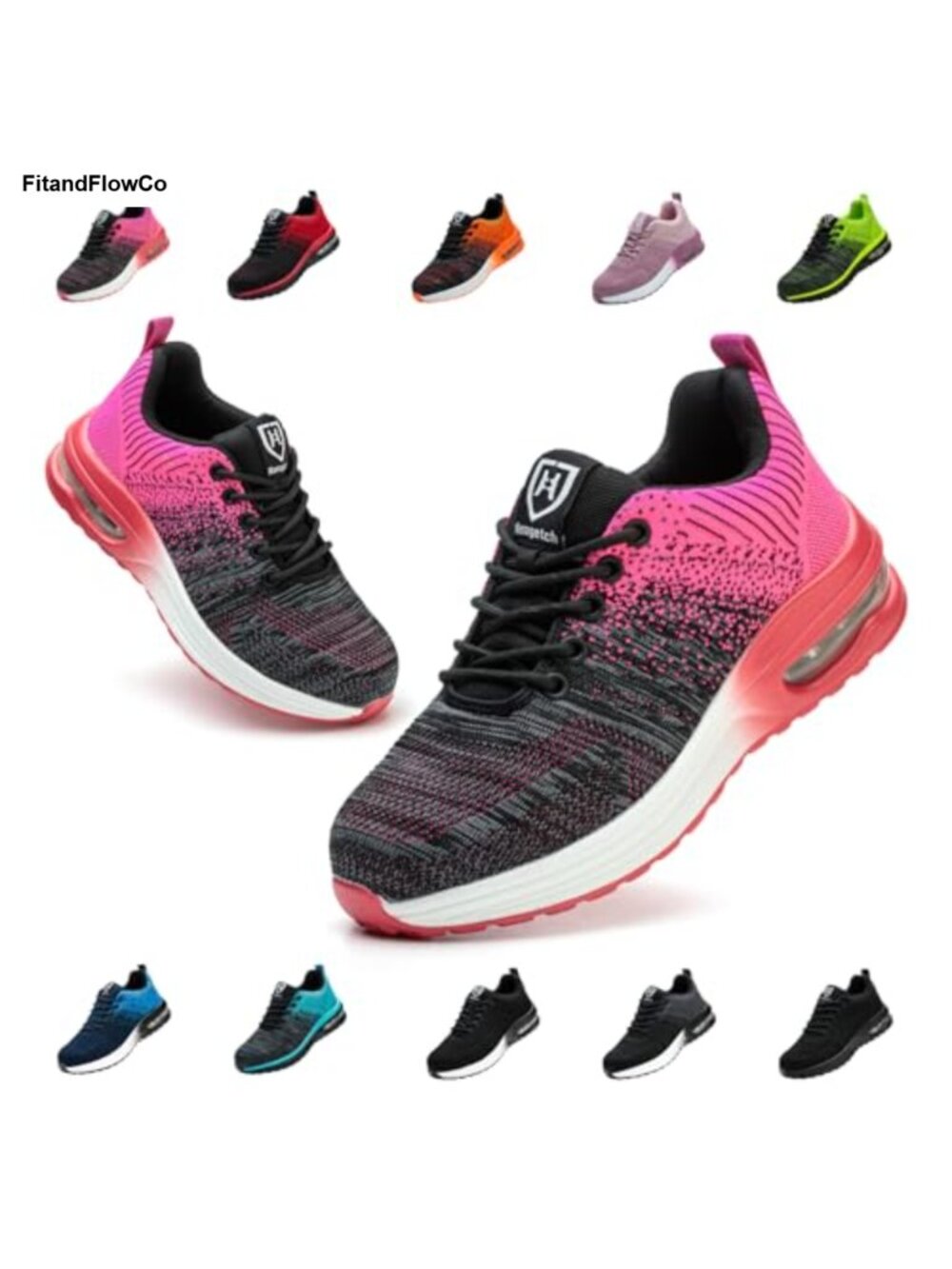 Steel Toe Work Sneakers Lightweight Athletic Safety Shoes Mesh